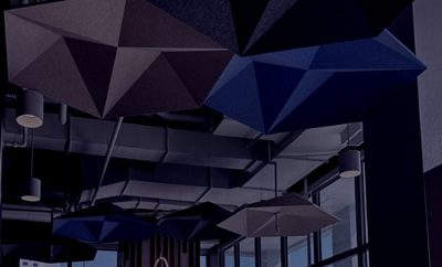 Interior finished with an acoustic false ceiling
