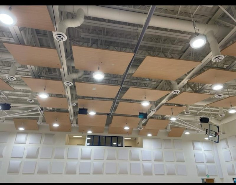 Grid ceiling installed by FM Decoration Corp. in Miami